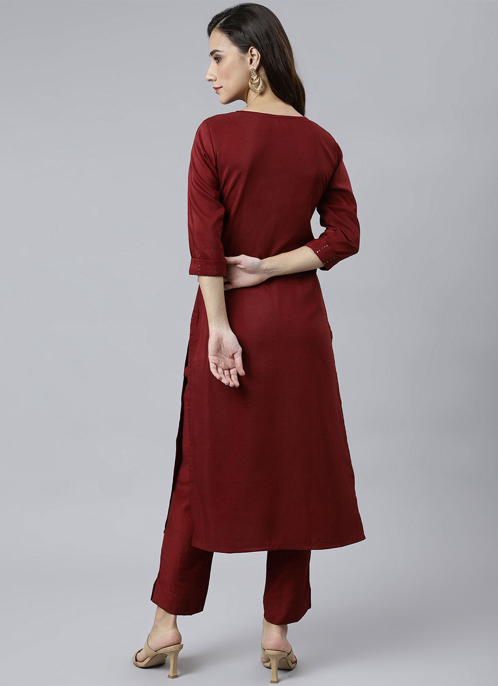 Readymade Style In Maroon