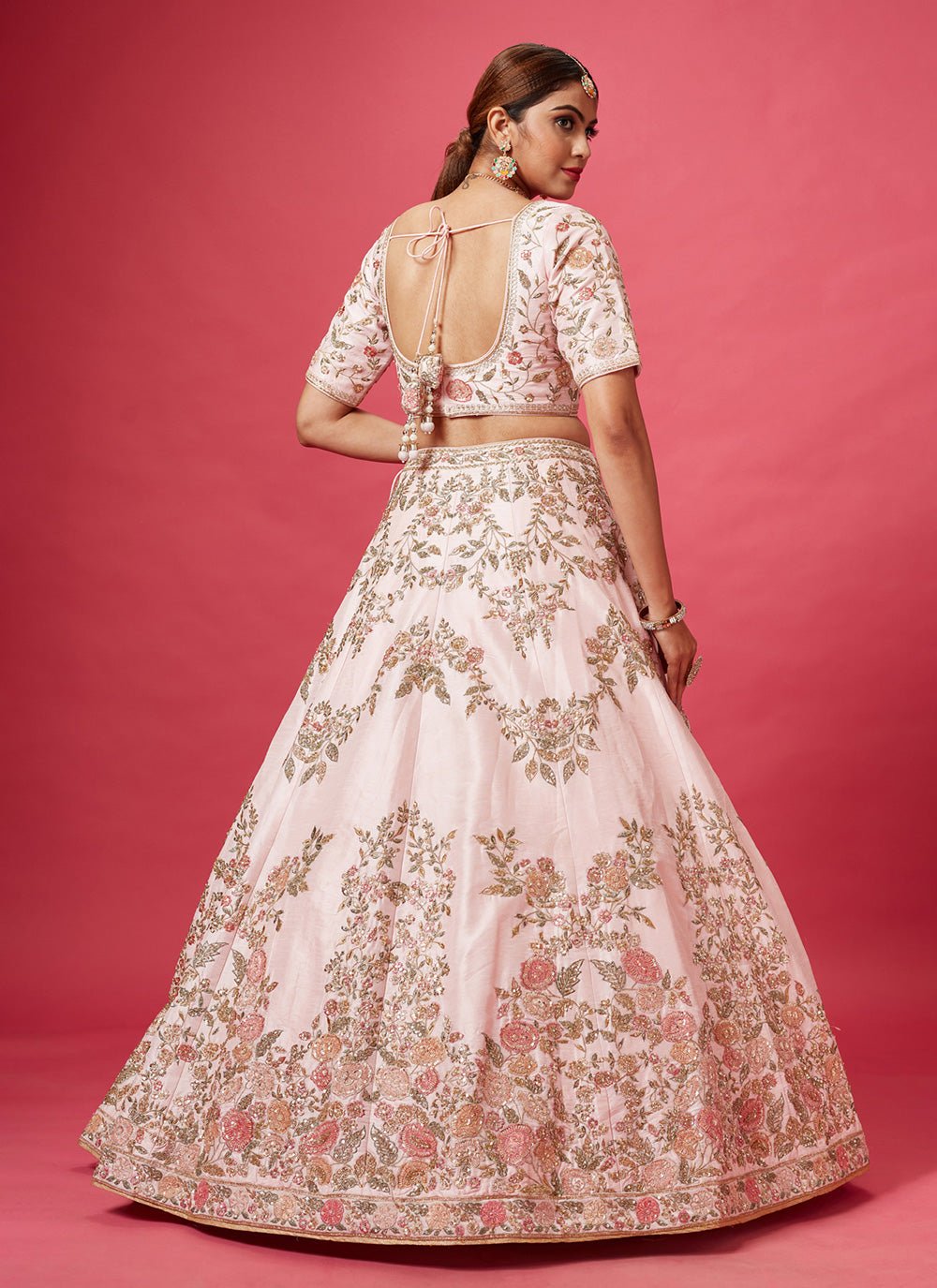Silk Bridal Designer Lehenga Choli