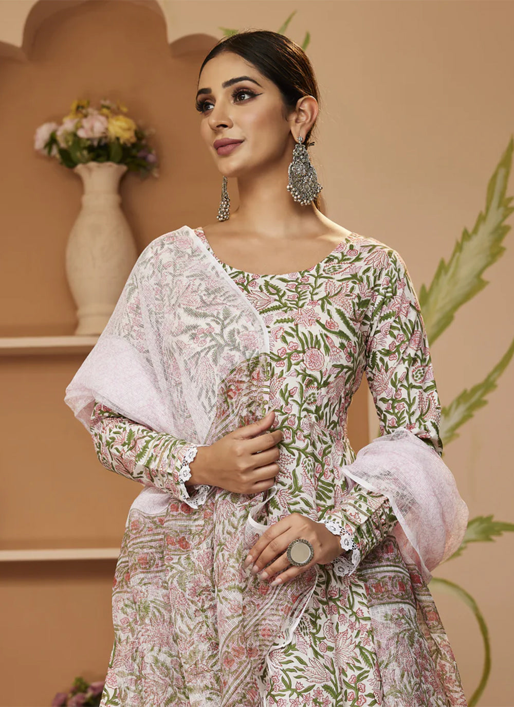 Gota Work Cotton Trendy Salwar Suit