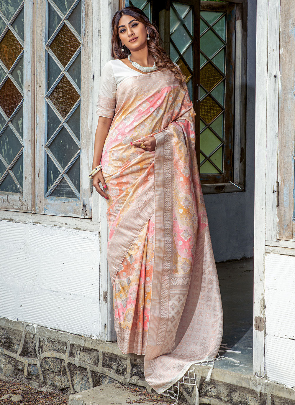 Party Wear Saree In Silk