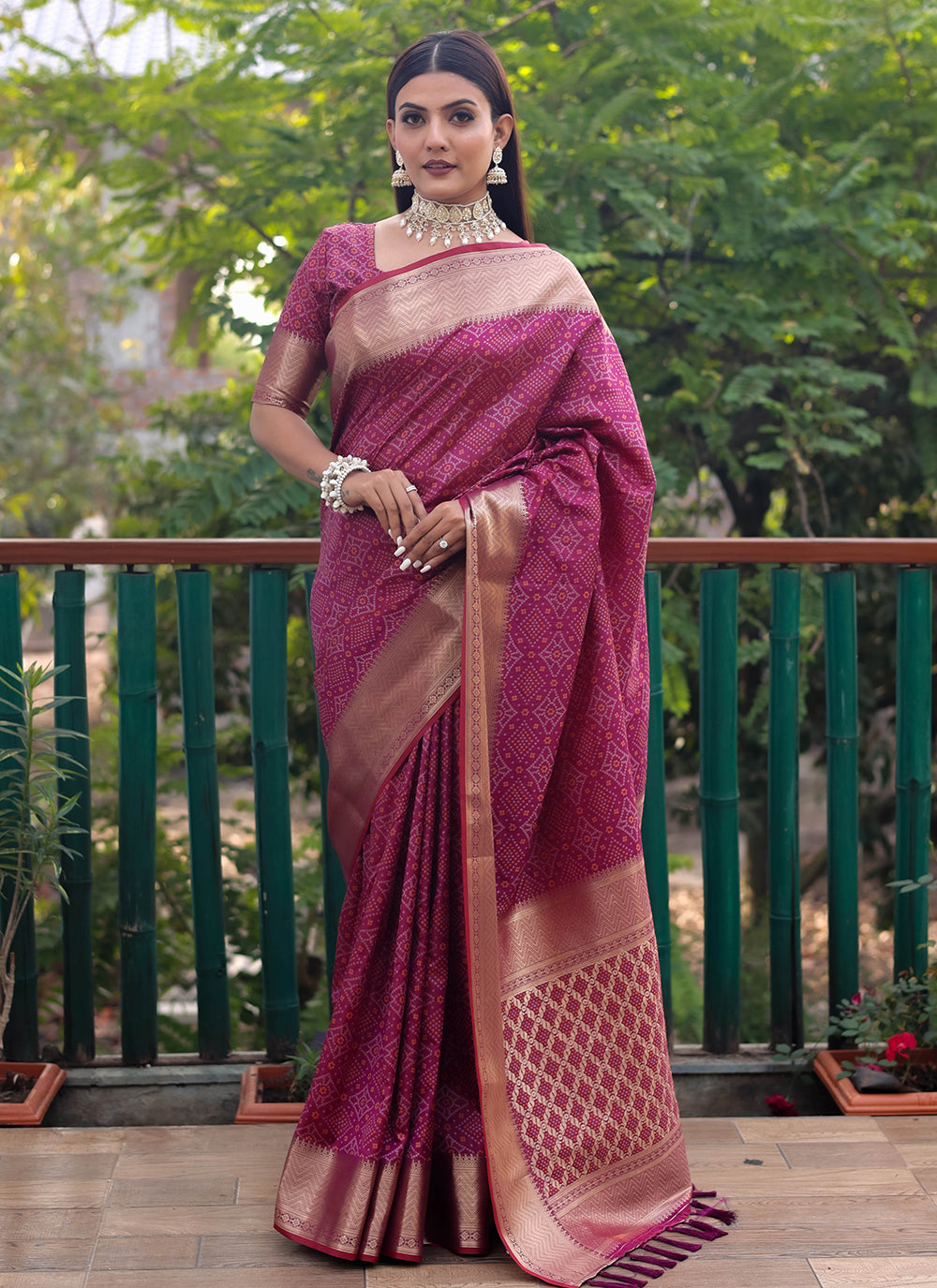Weaving Trendy Saree