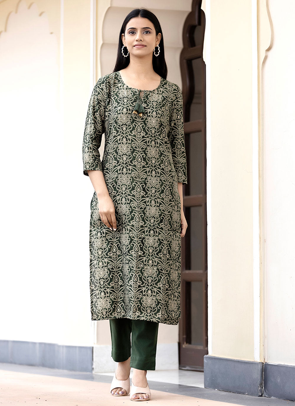 Sequins Silk Salwar Suit