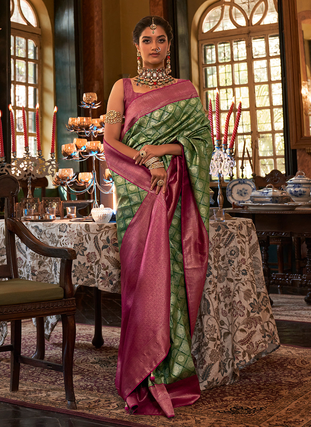 Kanjivaram Silk Designer Saree