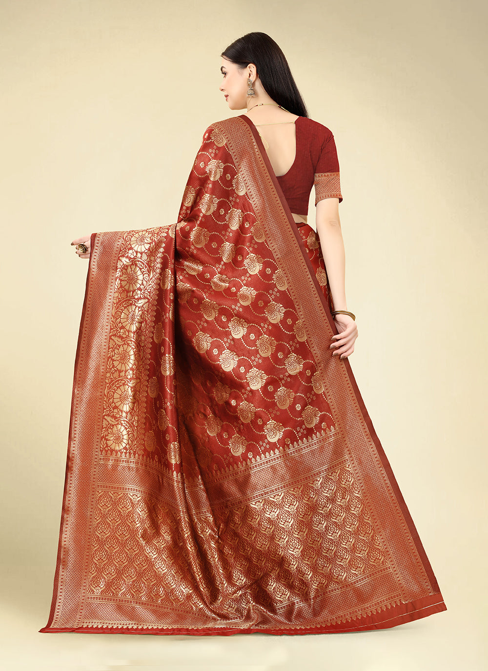 Banarasi Silk Saree For Ceremonial