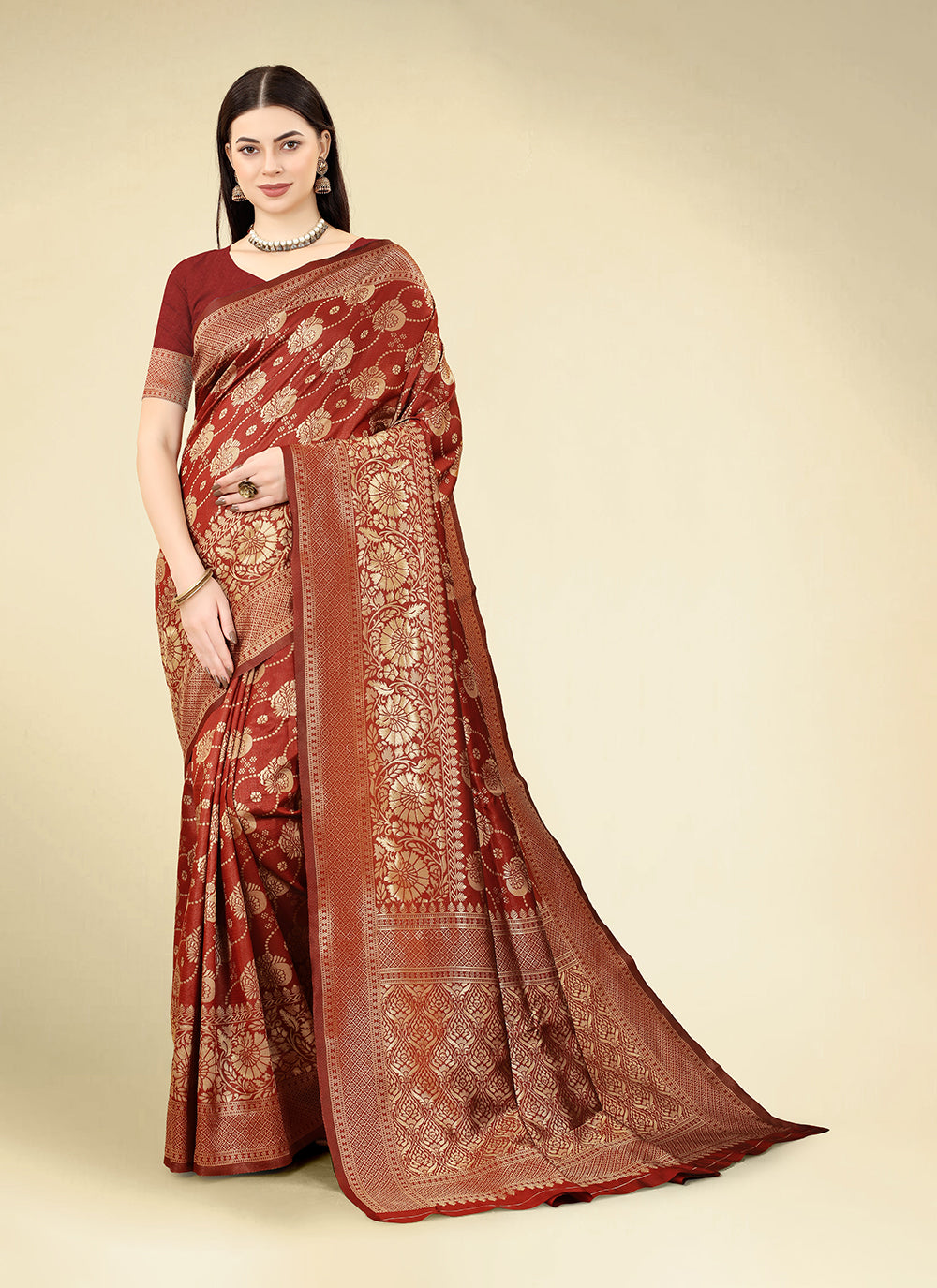 Banarasi Silk Saree For Ceremonial