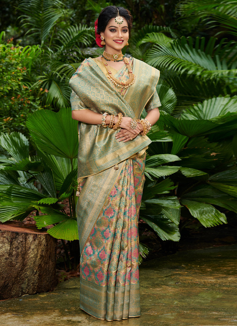 Ceremonial Silk Designer Traditional Saree
