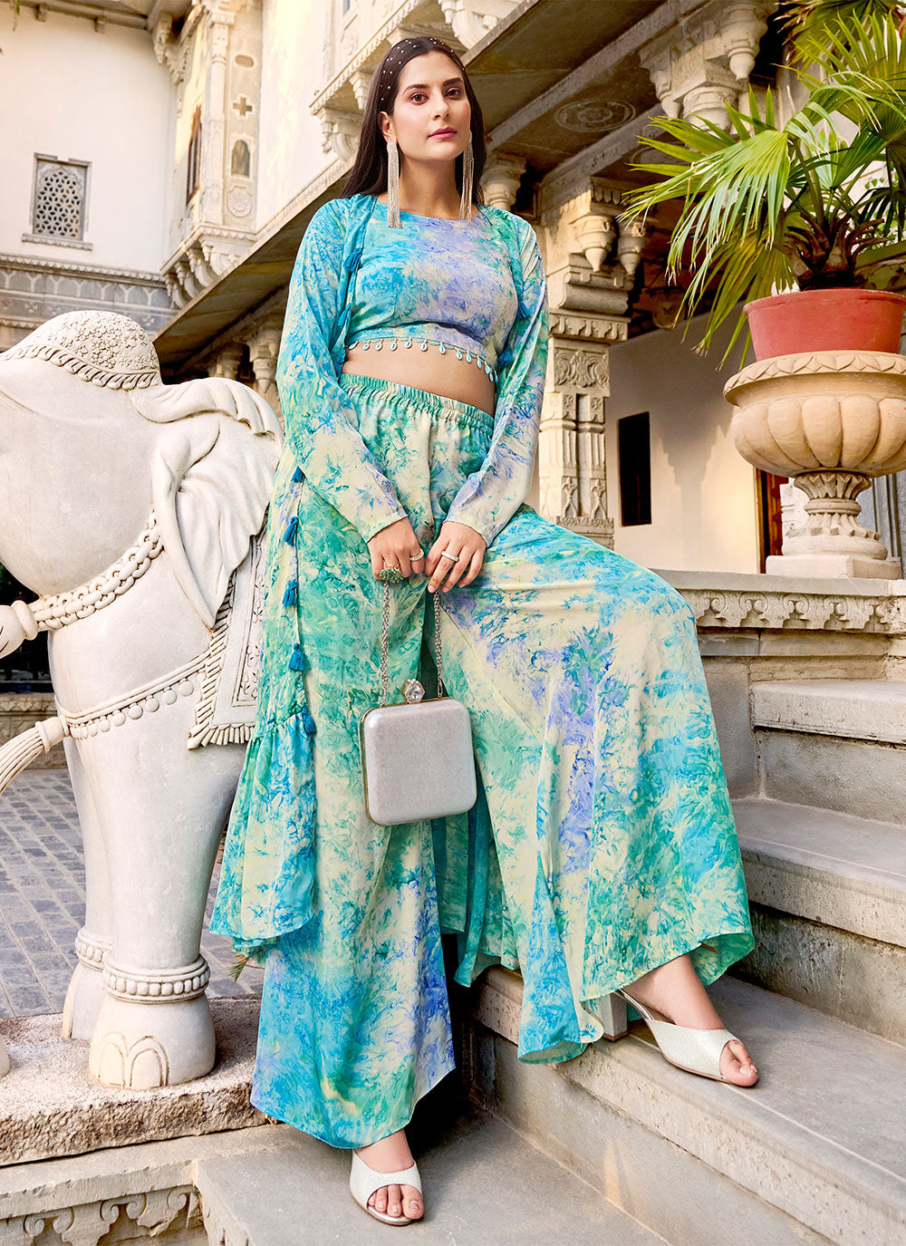 Multi Colour Print Salwar Suit
