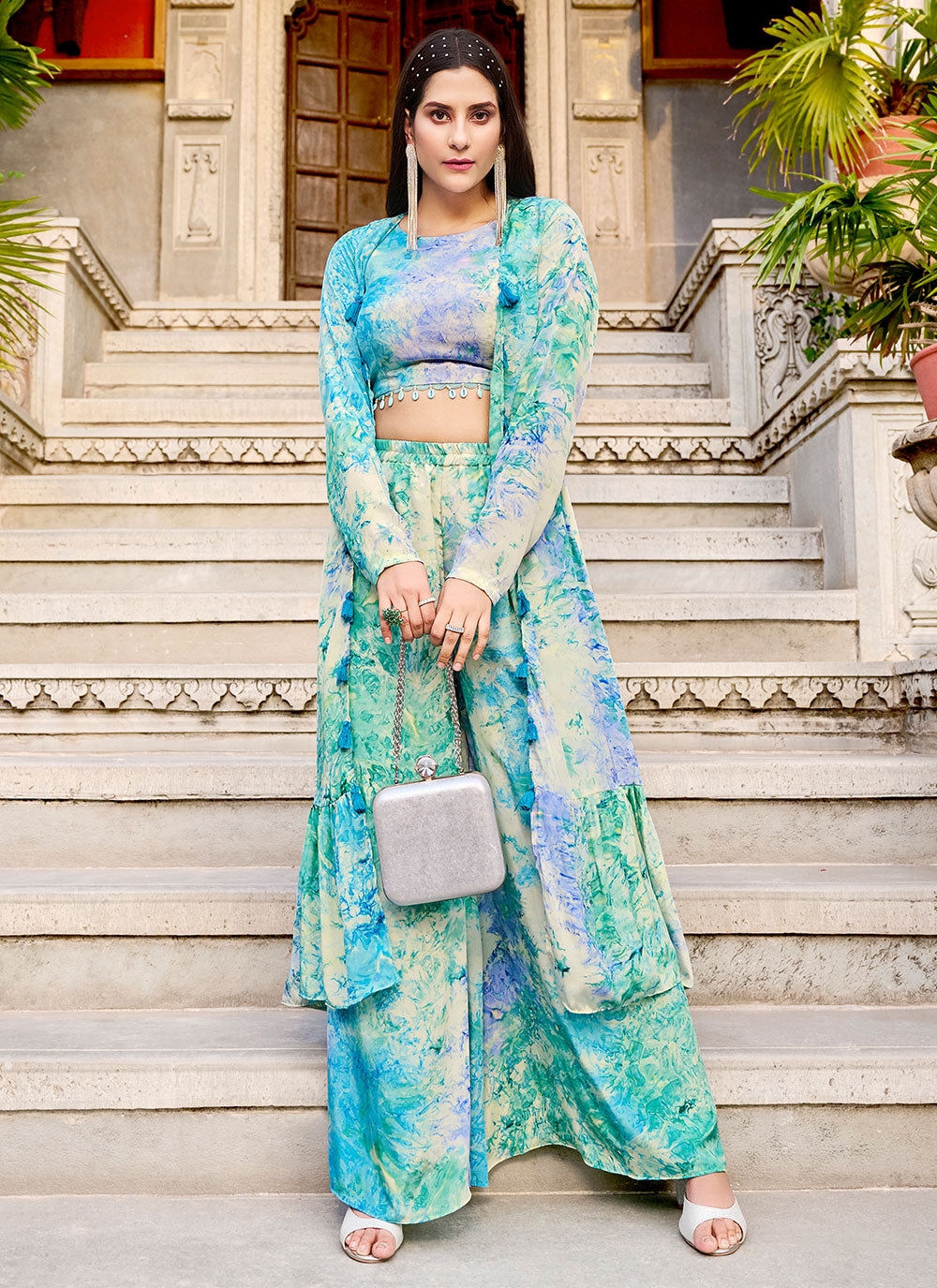 Multi Colour Print Salwar Suit