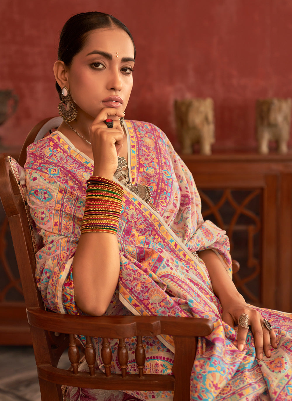 Trendy Saree In Multi Color