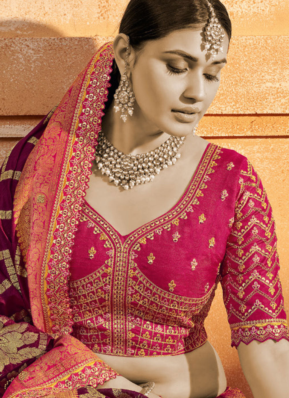 Aspiring Multi Colour Silk Classic Saree