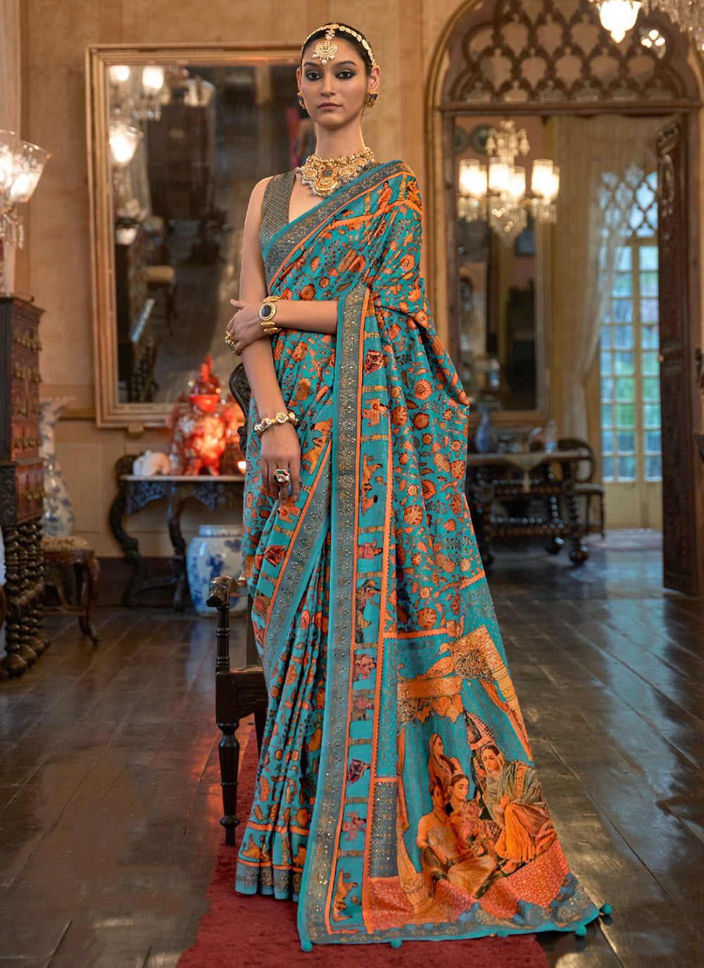 Weaving Patola Silk Classic Saree