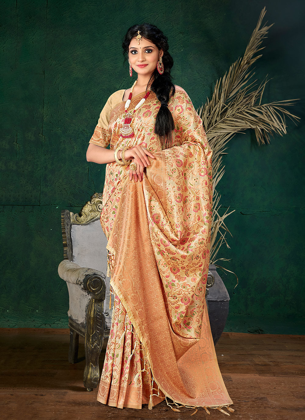 Silk Designer Traditional Saree For Ceremonial