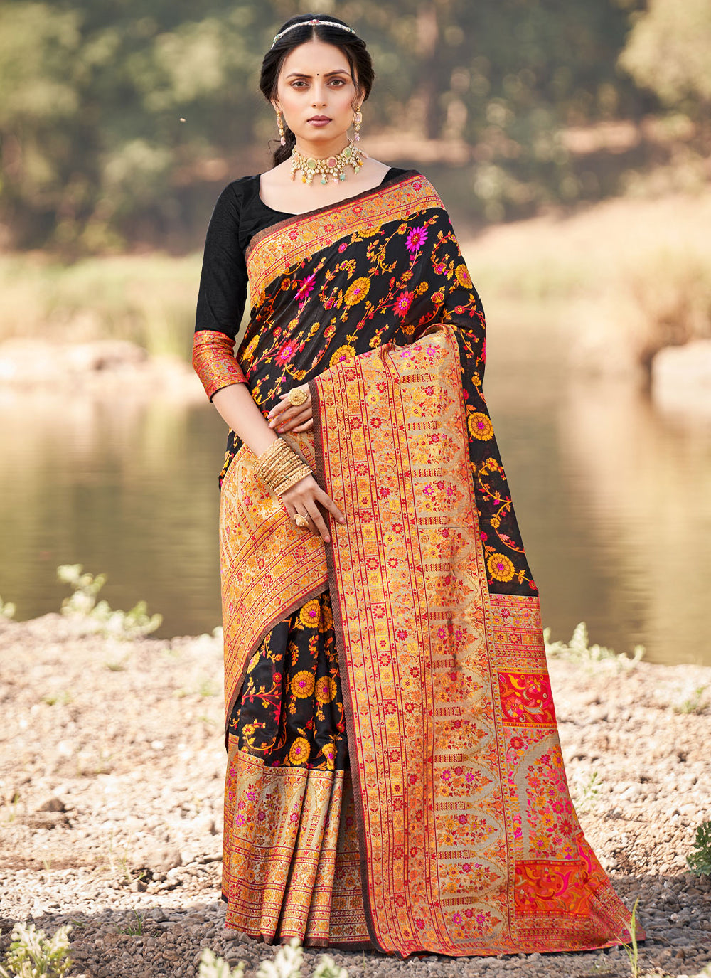 Silk Weaving Classic Saree