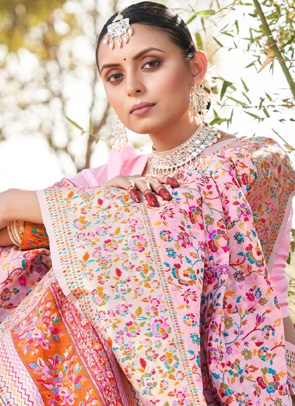 Silk Weaving Trendy Saree