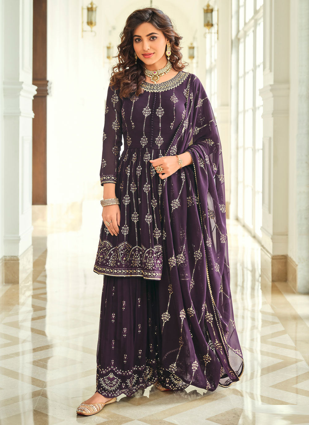 Faux Georgette Designer Pakistani Suit