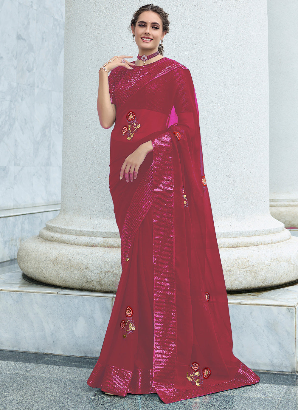 Classical Saree For Georgette