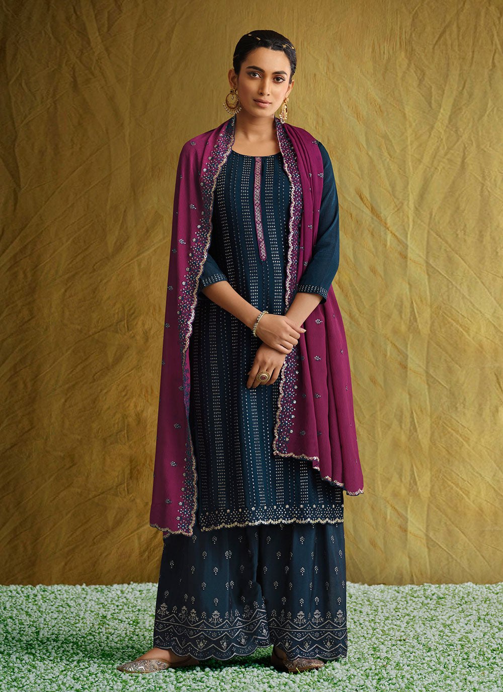 Embroidered Designer Pakistani Suit