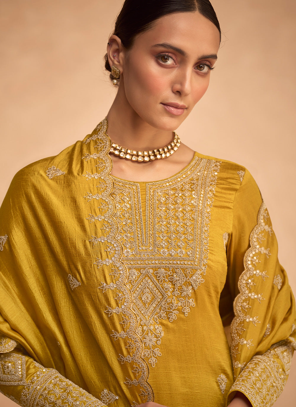 Yellow Designer Pakistani Salwar Suit