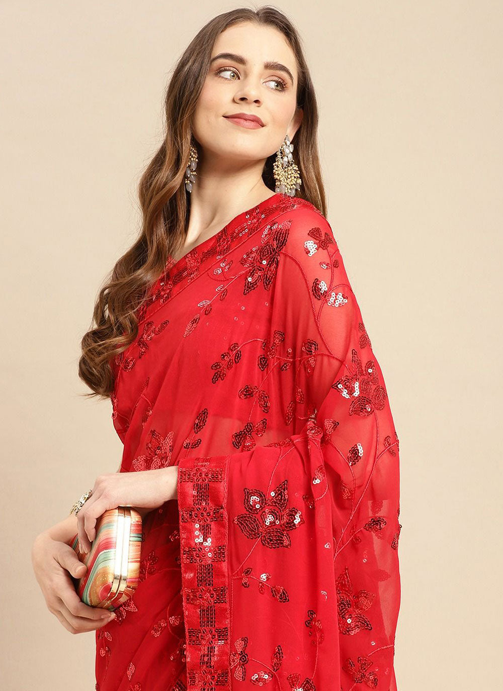 Red Silk Saree For Wedding
