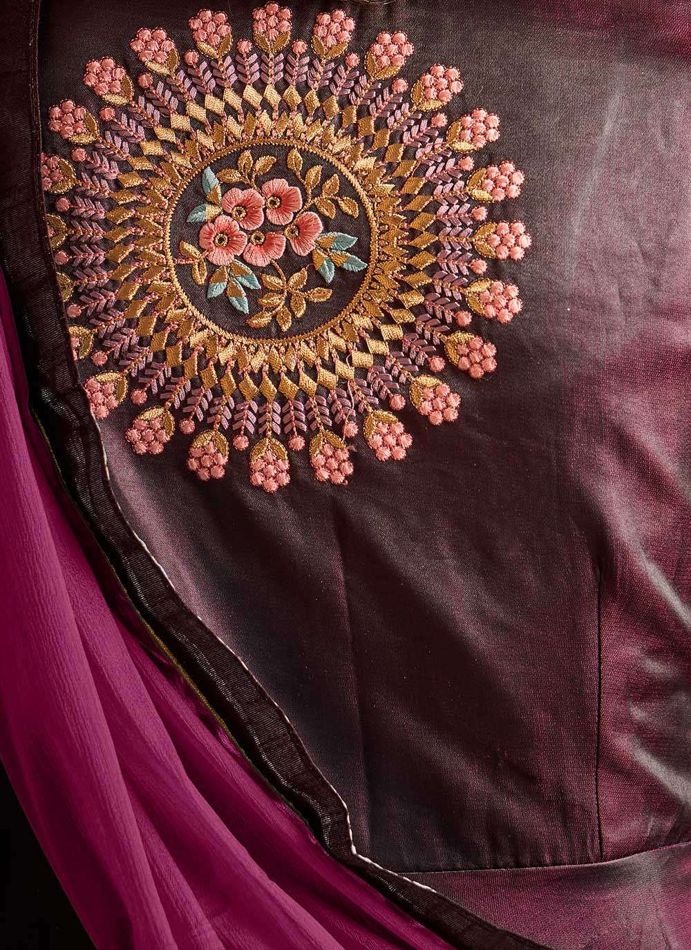 Readymade Silk Anarkali Suit For Festival