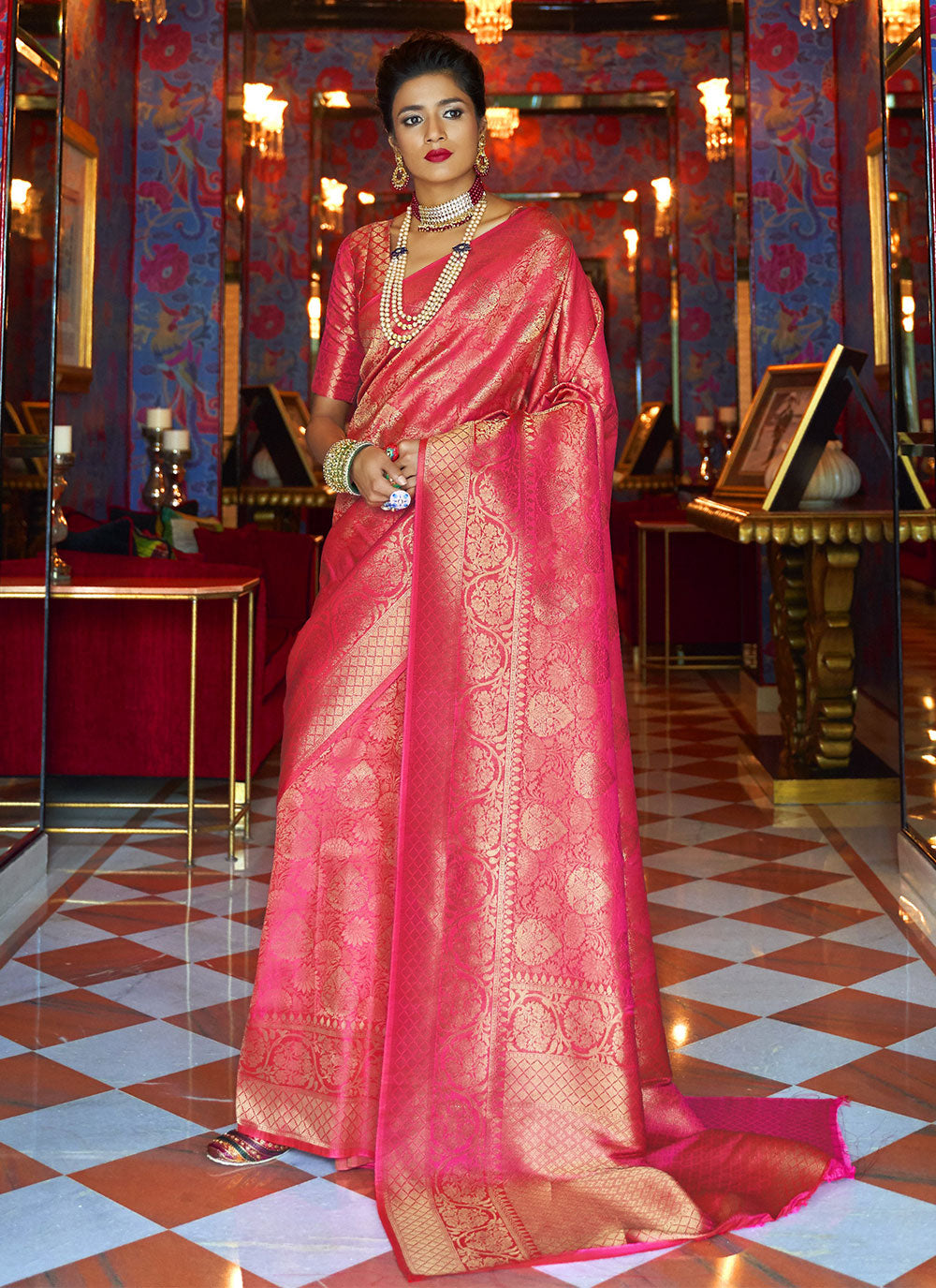 Traditional Fancy Silk Saree